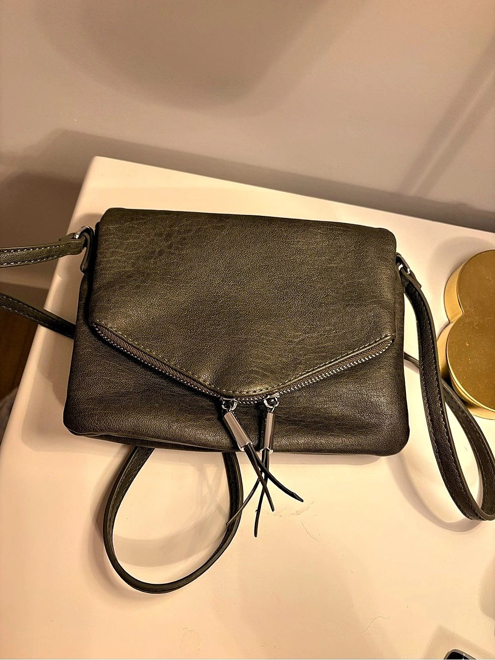 Madison West Crossbody Bag in Green